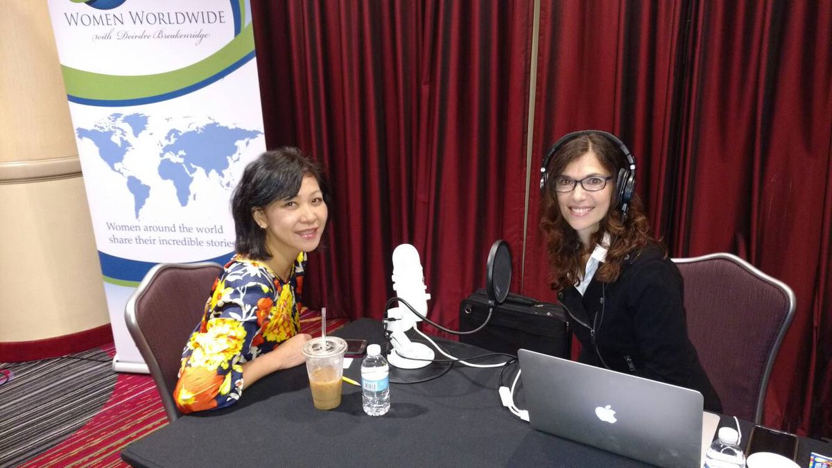 women_ww_show's tweet photo. #womenworldwide at #workbeyondsummit w/guest Toan Huynh https://t.co/Tjf5J0yNN6