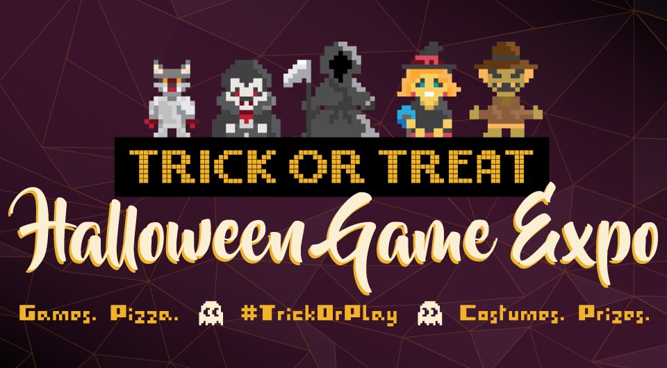 Playcrafting's tweet photo. Halloween Expo is this Saturday. Anyone have a costume idea? #thisweek #gamer #gamedev #trickorplay #mikujam #Ineedacostume #cosplay #NYC https://t.co/5y4B2lBrFd