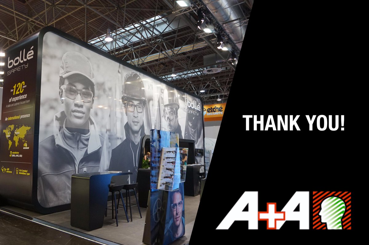 BolleSafety's tweet photo. @AplusATradeFair was a big success. @bollesafety team thank you for your visit!
#thanks #aplusa2017 #safety #eyeprotection https://t.co/qH9eyi2uJV