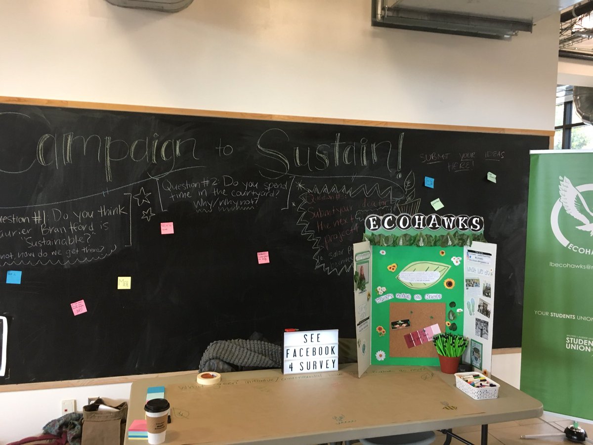 EcoHawks's tweet photo. We’re here waiting to hear from you! Stop by and leave a sticky! https://t.co/MwRAycI8yV