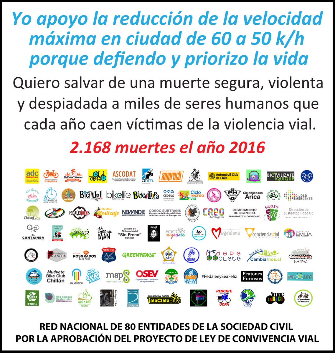 Anim_Chile's tweet photo. #LeyConvivenciaVial @allamand @iallendebussi @ArayaPedro @BianchiPrensa @chahuan @jacoloma @adeurresti @albertoespina @Senadoragh https://t.co/W5Mfp4Kyvo
