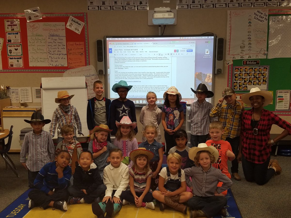 Howdy cowboys!Loving our western day. #wilmeth