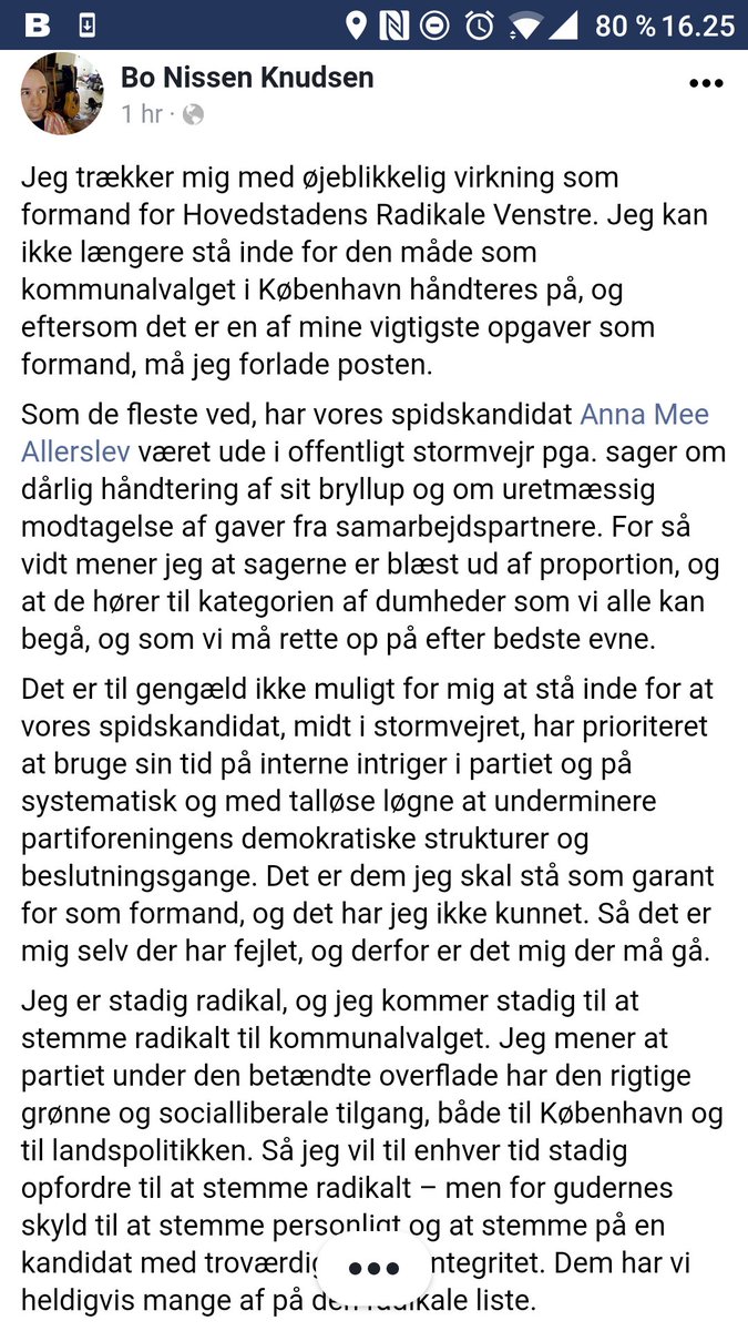Mads2911's tweet photo. Hun har fejlet, hun har løjet, jeg har fejlet, jeg trækker mig, men jeg elsker stadig radikale. What the..? #dkpol https://t.co/aGUHPqwQYq