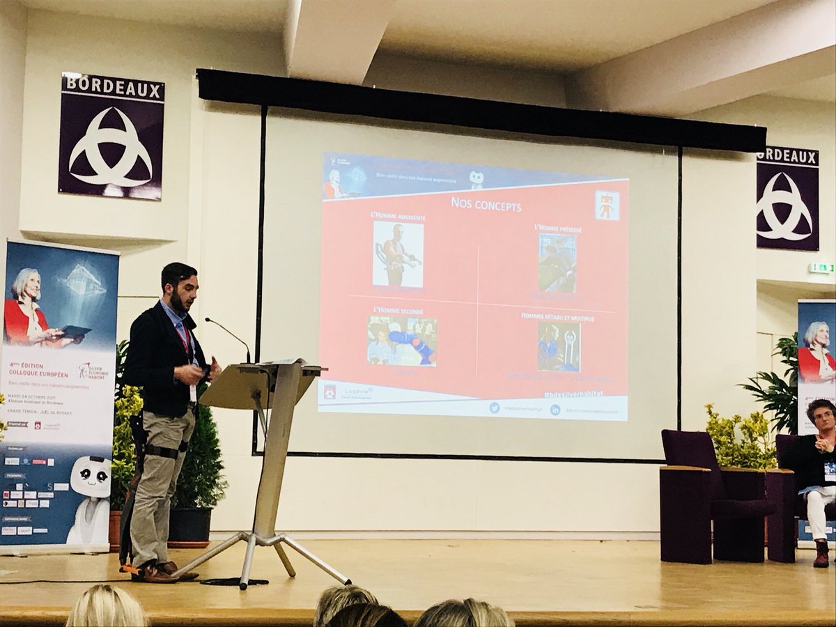 Tomthéo Le Rudulier <a href="/GobioRobot/">GOBIO - Europe Technologies</a> présente les #ergosquelettes qui facilitent la vie des professionnels aux travaux penibles #SilverEconomie