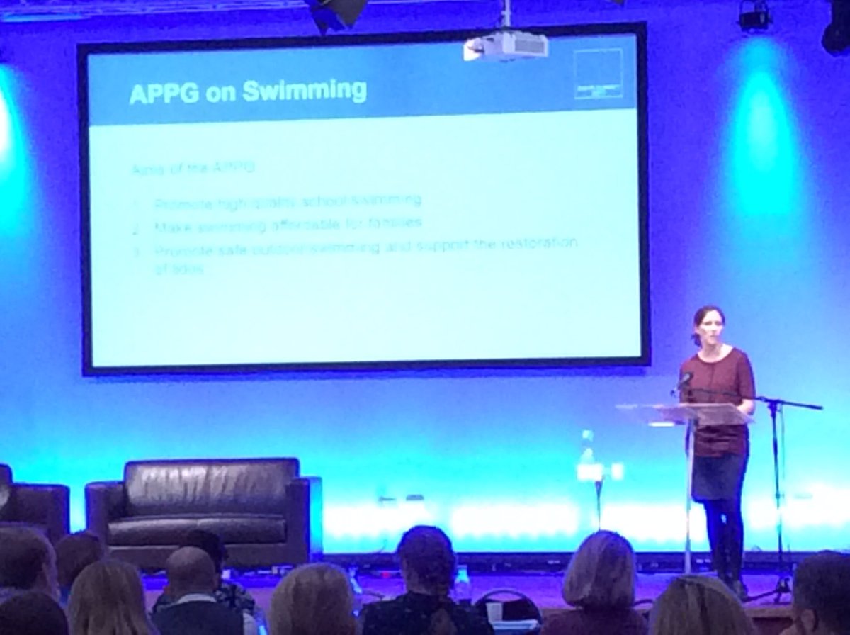 Swim_England's tweet photo. School swimming, affordability and safe outdoor swimming is on the agenda for the @APPG_Swimming #swimsummit delegates discuss what to add. https://t.co/T1LptjsJfW