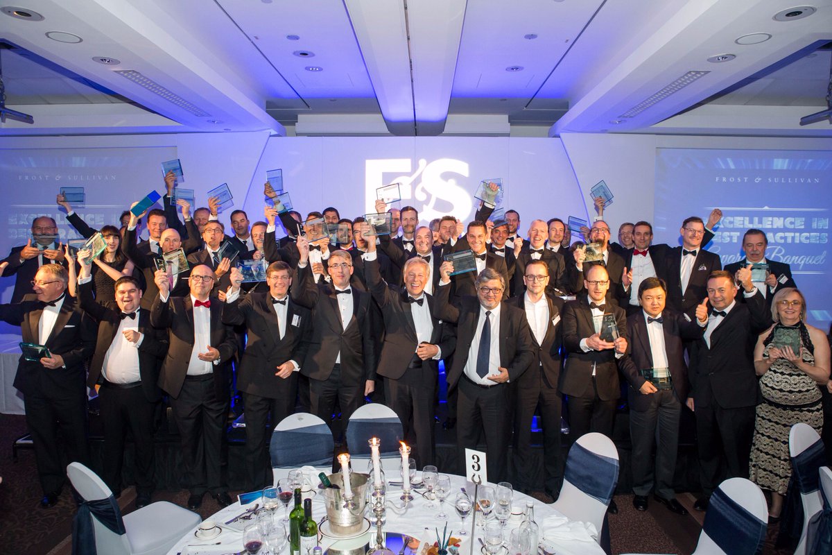 FrostBPR's tweet photo. What a great night of shared success. Congratulations to all @Frost_Sullivan Award recipients #FrostAwards https://t.co/A44SfQtuz8