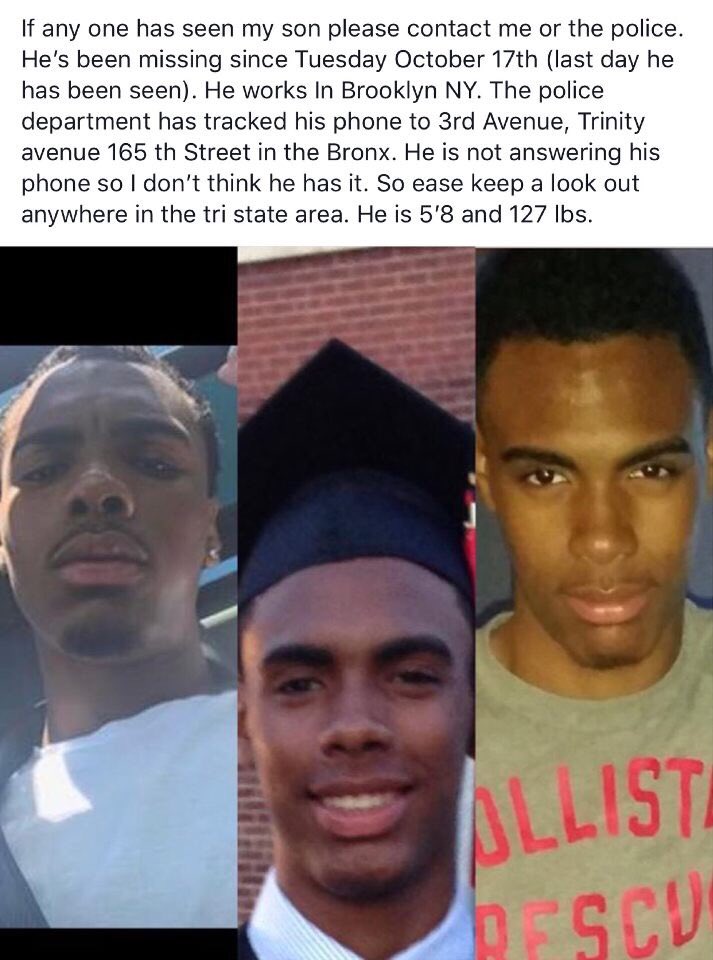 If anyone has seen my brother, he’s been missing for a week already. Please let a brother of LSU know