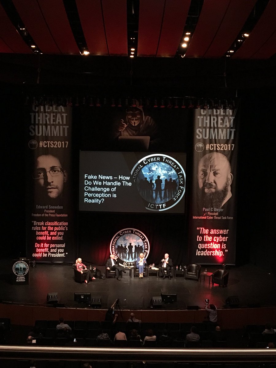 SineadFarrelly6's tweet photo. Strategies for victims as Fake News on today’s discussion panel at @TheCyberSummit #CtS2017 #ICTTF https://t.co/KB8UhZLd1f