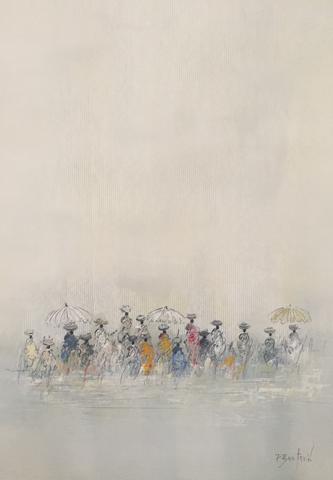 THIS THURSDAY! Join us for a Pascal Bouterin solo show from 6-8 pm featuring live music, sips, nibbles and fabulous new work!