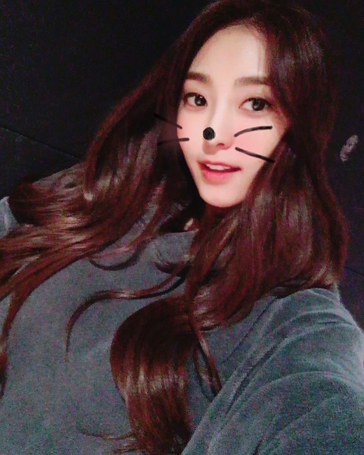 BoraUpdates's tweet image. [BORASTAGRAM] 171024 #yoonbora IG post :#hi again 😸| #bora #윤보라 #보라