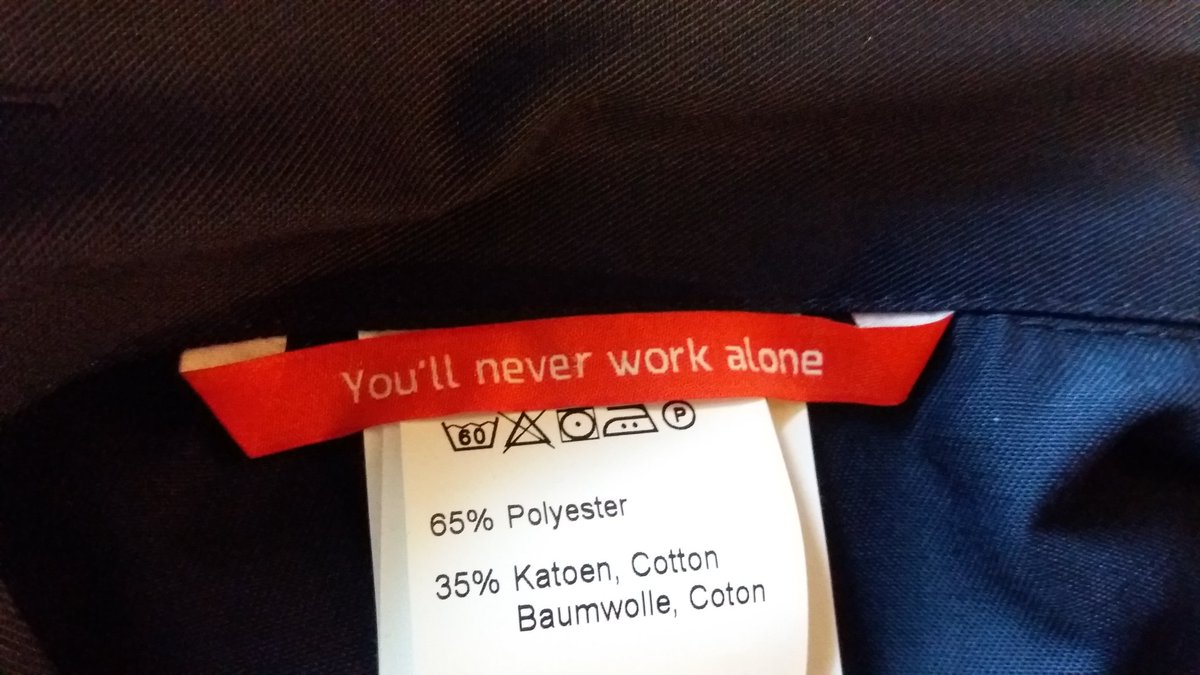 boerinhendrika's tweet photo. "You'll never work alone" #HaVeP #overall https://t.co/mw6eh0cqlO