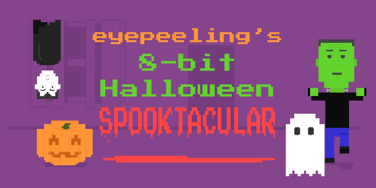 eyepeeling's tweet photo. Are you ready for eyepeeling’s 8-bit Halloween Spooktacular!? https://t.co/WhzydwgjDR