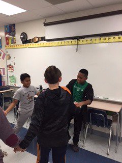 6silvermath's tweet photo. Mentor time groups keeping the balloon in the air! @CrestviewMiddle https://t.co/mJNPQvn7tQ