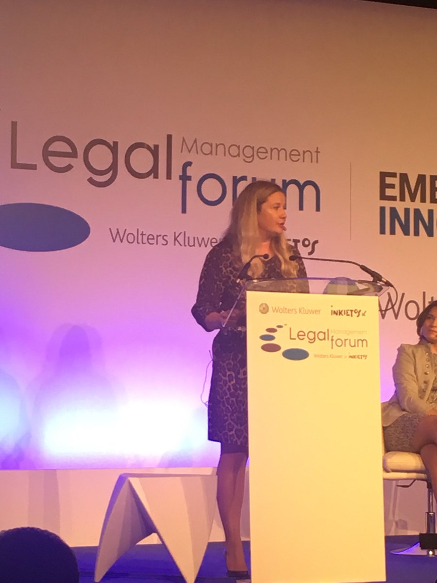 #legalforum2017 Aylie Ewing’s, Linklaters innova con el uso de la tecnología. Talento &amp;Cocreacion.