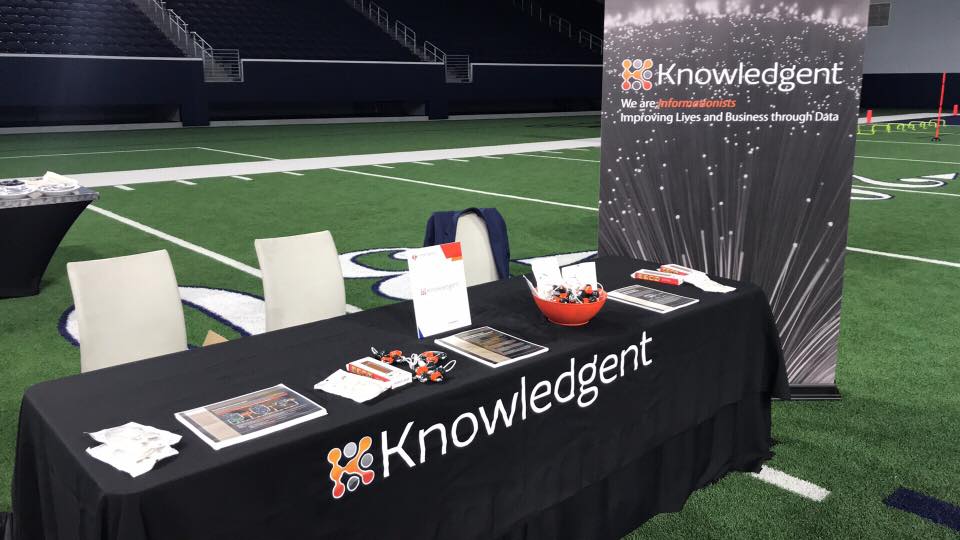 Knowledgent's tweet photo. We're excited to be at @Informatica #DDS17 in #Dallas - on the field and ready to go for a touchdown! Be sure to visit us! https://t.co/hYs9j2o45P