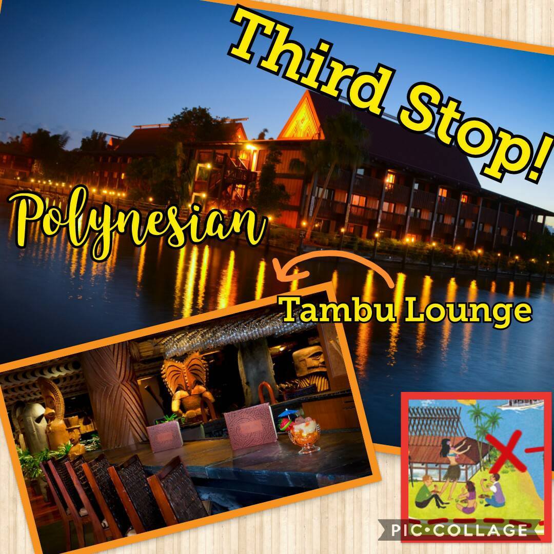 LPSouth's tweet photo. The third stop for the #LPS2017 #TipsyTreasureHunt is the Tambu Lounge at the Polynesian! https://t.co/ZdyjO4djcn