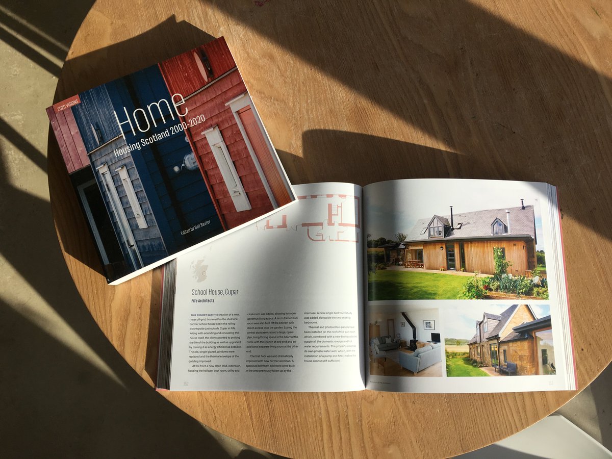 FifeArchitects's tweet photo. Our Schoolhouse renovation published in the top 100 houses in Scotland in the past 20 years! #FoA2017 @RIASFest  https://t.co/DkJ5QbWxX5 https://t.co/i408HseoCZ