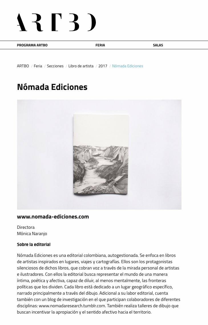 NÓMADA ediciones tweet media