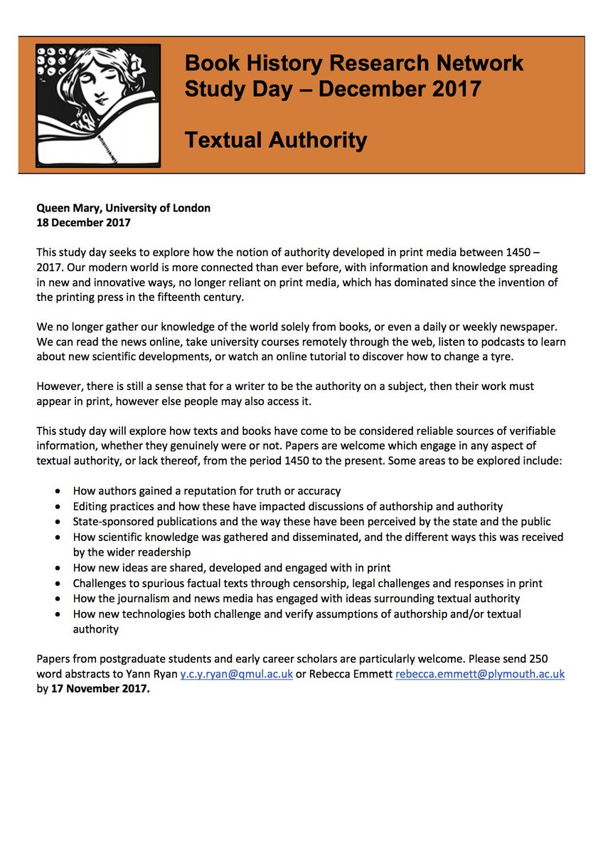 lievesofgrass's tweet photo. @FolgerLibrary @FolgerResearch another #EMDA17-inspired cooperation, between @RebeccaJEmmett and me! Can you retweet our CfP? https://t.co/RiHbN9wRYm