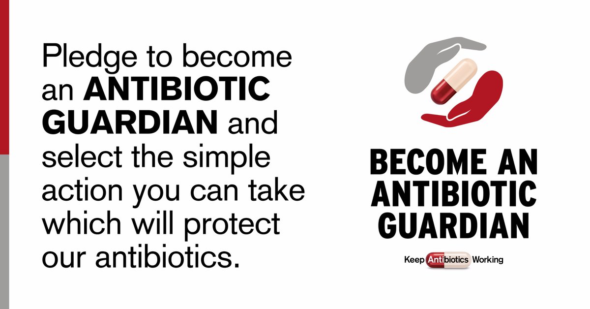 UKHSA's tweet photo. Become an Antibiotic Guardian: make a pledge to preserve antibiotics &amp; support the #KeepAntibioticsWorking campaign https://t.co/0sE5YjLkFy https://t.co/r6kOAv6GuW