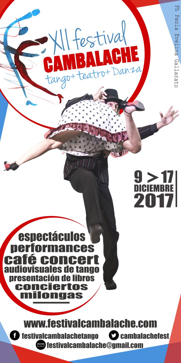 Se viene el XII #FestivalCambalache
#Tango #performance #Teatro #Diciembre #Conciertos
#XIIFestivalCambalache #BuenosAires