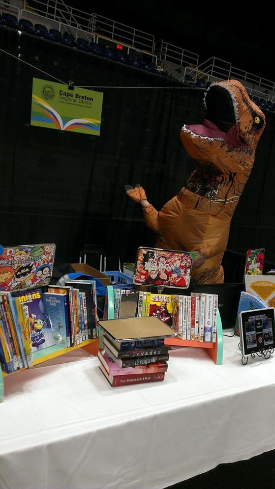 CBRLibrary's tweet photo. Thanks @CaperConNS for the great weekend! Remember to check out CBRL's collection of cool manga and graphic novels #CaperCon2017 #CBRLibrary https://t.co/vbopjEuPFC