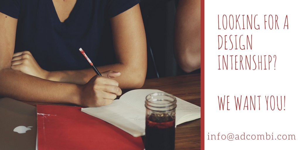 "We are looking for a design #intern! Interested? Apply here: bit.ly/2z3SPkb
#intership #vacancy
