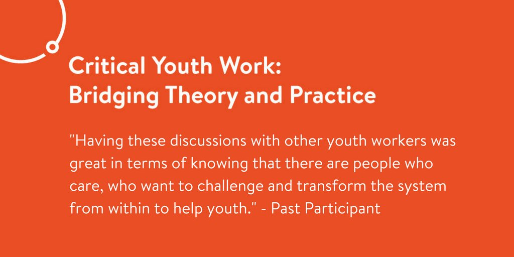 REXforYouth's tweet image. Calling youth workers in the GTA! Apply now for our Critical Youth Work certificate starting Nov 28: youthrex.com/cywc #theorytoaction