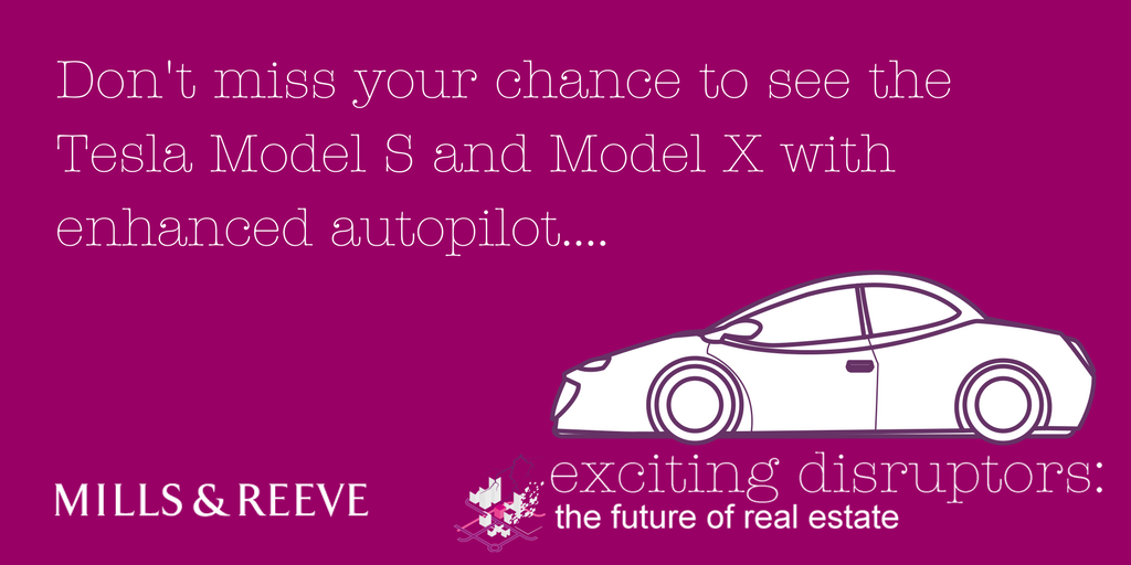 MillsandReeve's tweet photo. #ExcitingDisruptors event 08/11/2017 How will autonomous cars influence real estate and infrastructure planning? https://t.co/A3iez1URvw https://t.co/gJWITpN2el