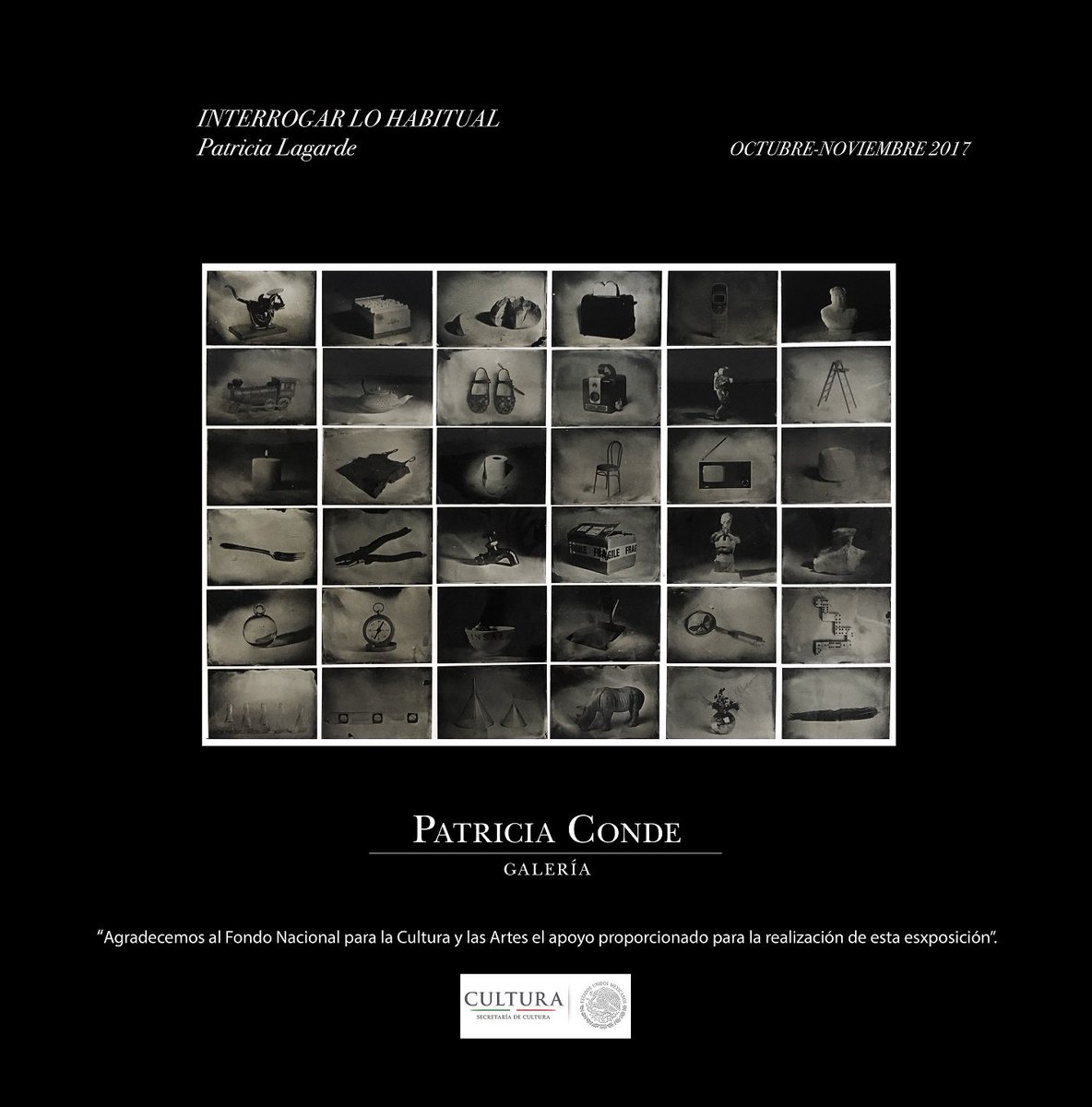SistemaCreacion's tweet photo. Patricia Lagarde López #FoncaSNCA expone: “Retrospectiva:Interrogar lo habitual” en @PCgaleria, lun-vier de 10:30AM-6pm #FoncaArtesVisuales https://t.co/HA6dolKgZ9