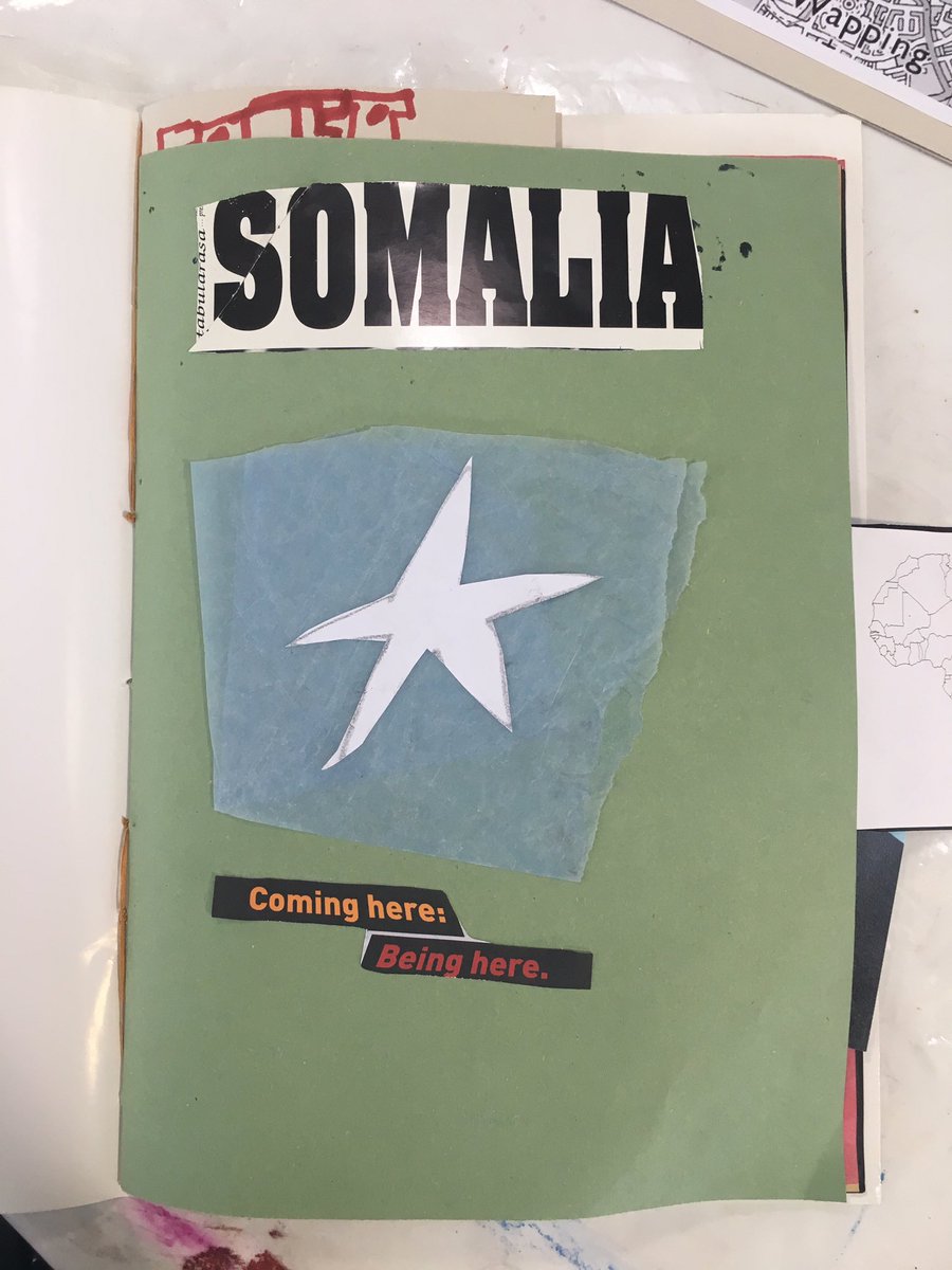 numbiarts's tweet photo. Sketchbook making workshop today with local kids from Tower Hamlets. #numbi #comingherebeinghere https://t.co/UNPz0VNXeN