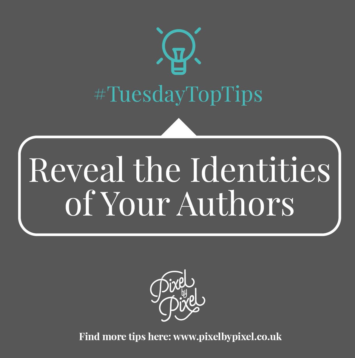 PixelbyPixelweb's tweet photo. #TuesdayTopTips: This develops your #personalisation #strategy and reveals who is at work behind the scenes.
#ecommerce #tips https://t.co/1lkww6VDkG