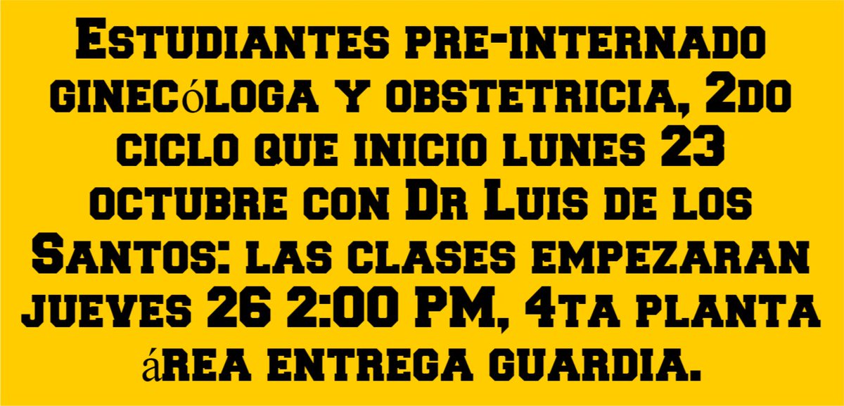 UASDFCS's tweet photo. #estudiantes #preinternado #ginecologia #obstetricia #UASD #FCS #medicina https://t.co/CokZLqlUkF