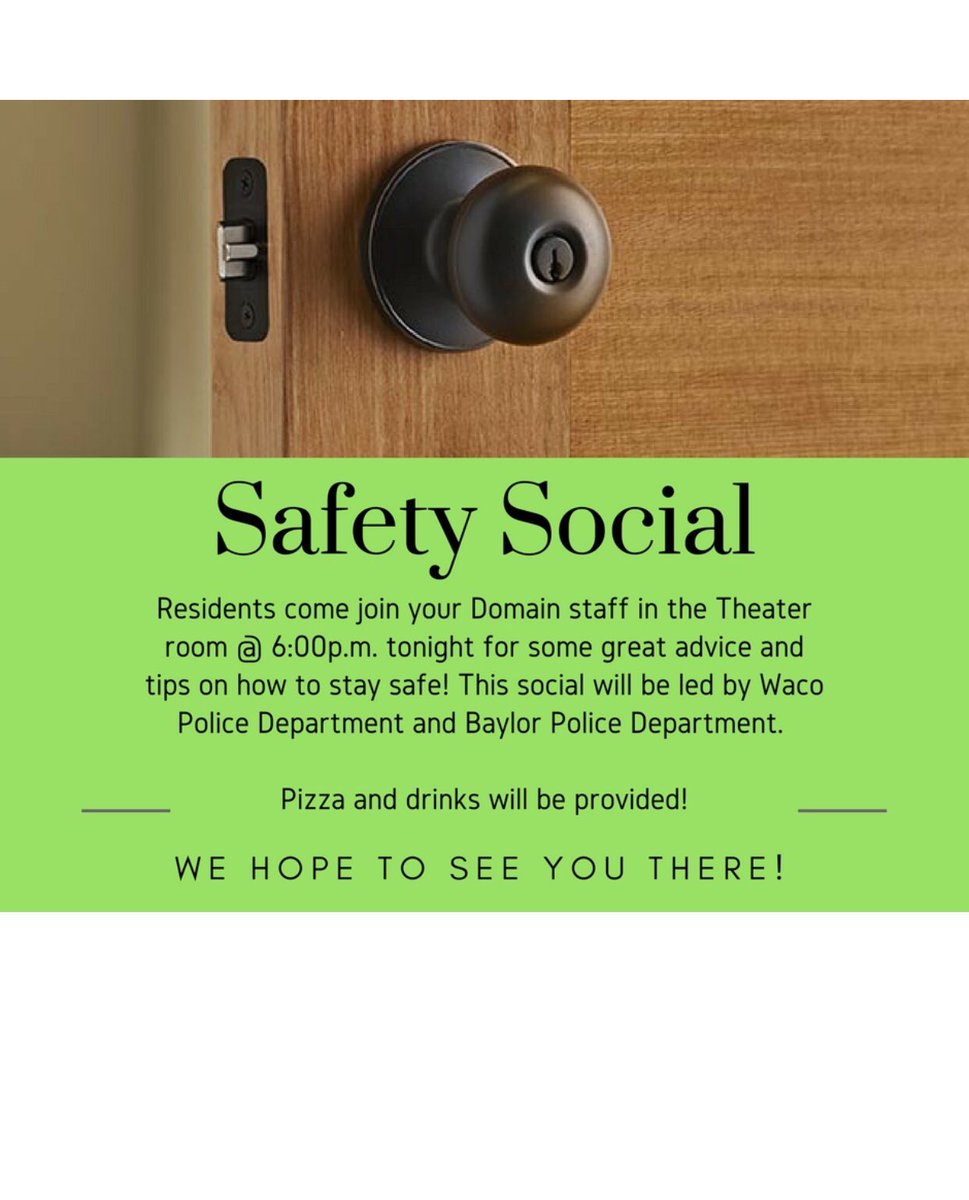 #SafetySocial #DomainAtWaco #DomainDoesItBetter #PizzaPizzaPizza