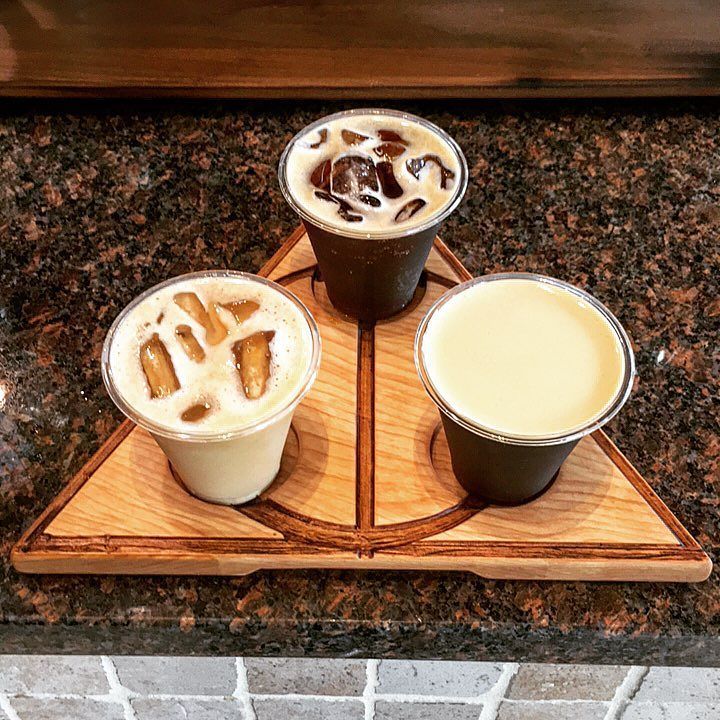 weirdbroscoffee's tweet photo. Come try an espresso or cold brew flight today! #coldbrewflight #espressoflight #smallbatchcoffee #thedeathlyhallows #freshnrewedcoffee #fr⦠https://t.co/qhWRxh79jq