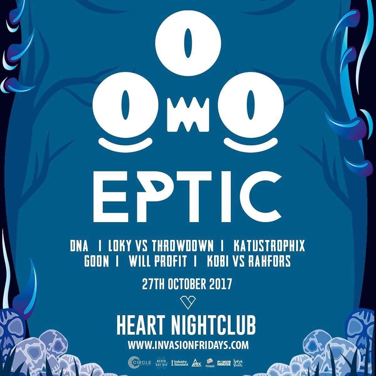 air1193's tweet photo. Don't miss out, there will me moshpits use promo code EDMRAVER #clubheart #eptic @Eptic https://t.co/G2JbAmNEYb