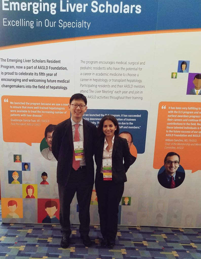 VivianOrtizMD's tweet photo. Thank you Dr. Joseph Lim @YaleDigestive and @AASLDFoundation for the opportunity of being here.#AASLD2017 #LiverMtg17 #emergingliverscholars https://t.co/E6thmTanco