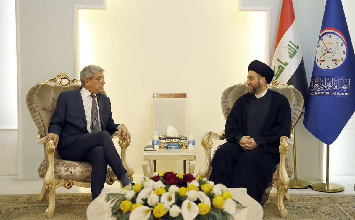 Ammar_Alhakeem's tweet photo. أشدنا خلال لقائنا السفير الفرنسي سعادة (برونو اوبير) بتطور العلاقات الثنائية بين العراق وفرنسا،وأهمية تعزيزها في كافة المجالات @FranceBagdad https://t.co/wsentKMxJR