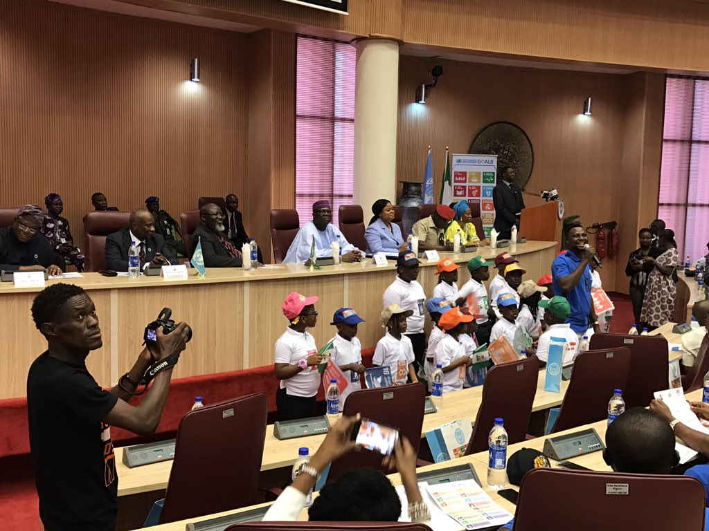 ossap_sdgs's tweet photo. SDGs Theme song by little children, Our future leaders #Action4SDGNG #UNDAYNG https://t.co/YbhVjLAeOo