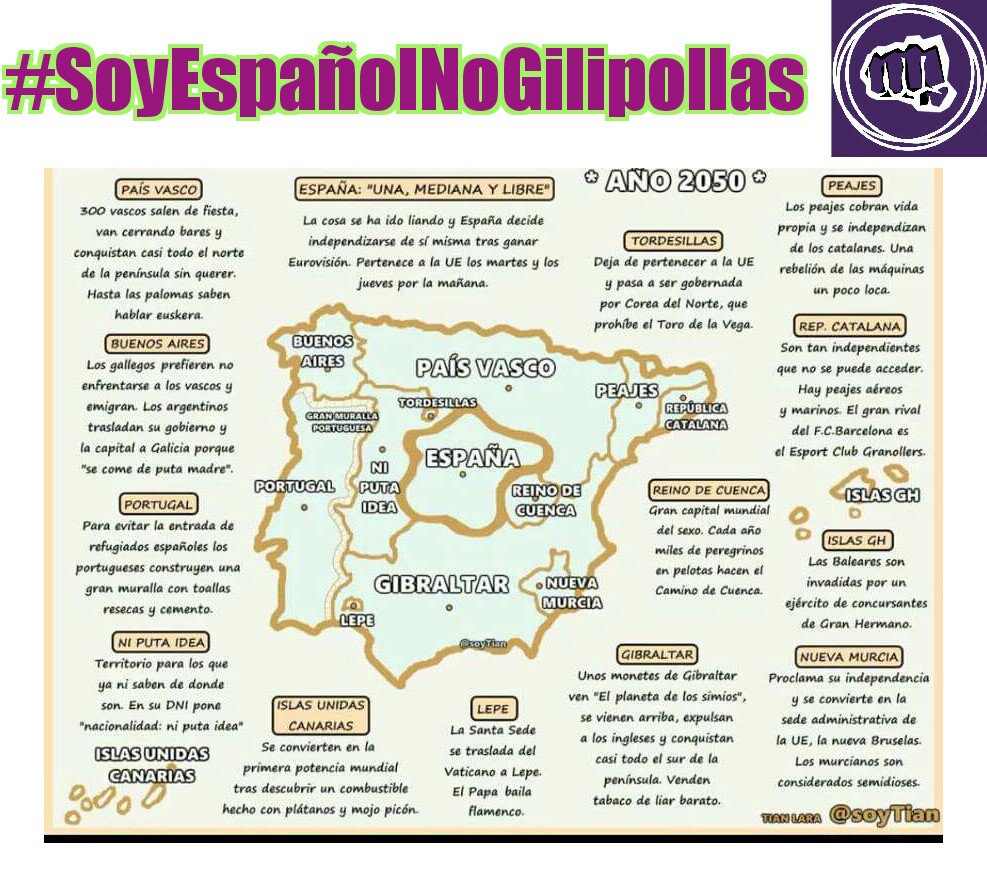 mnka_SRRr's tweet photo. Principio de acción-reacción: mientras gobierne el nacionalismo rancio del PP,más independentismo por todas partes. 
#SoyEspañolNoGilipollas https://t.co/2uiBwWQpEB