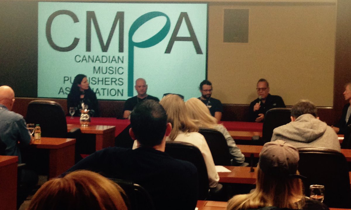 canmuspub's tweet photo. The Future of Music in Gaming panel w/ @EA, @Ubisoft, @SonyATVMusicPub & @NettwerkMusic at #CMPAMusicTech! https://t.co/8ip8fKV04q
