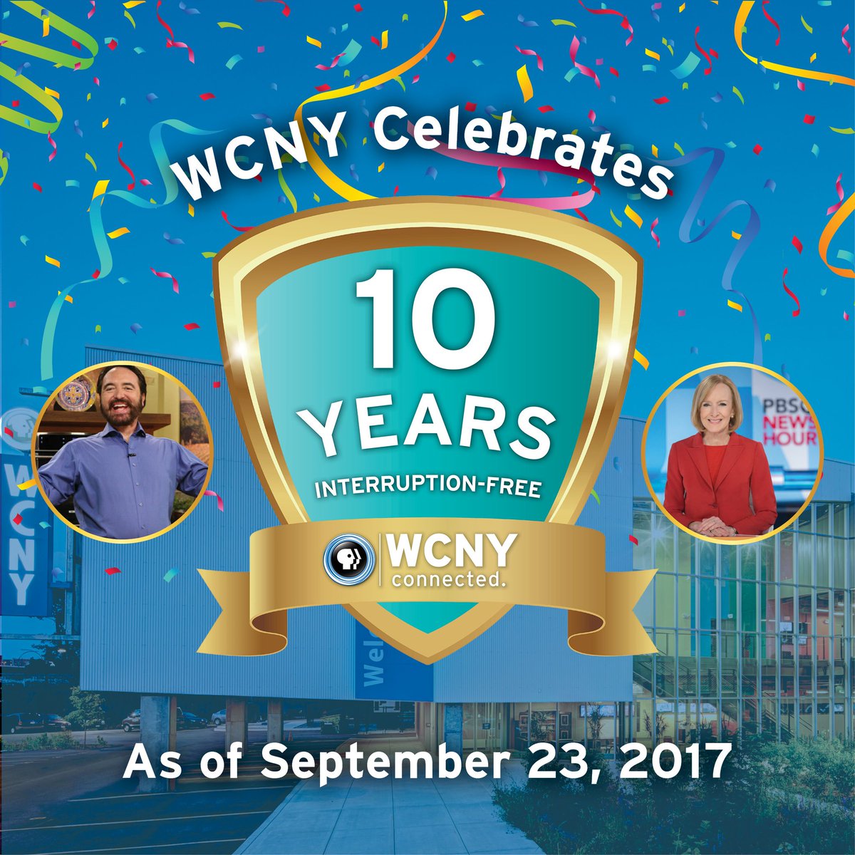 WCNYPBS's tweet photo. It's REALLY easy to celebrate 10 years of #interruptionfree with us. Just turn on your TV and watch your fav. shows, uninterrupted. https://t.co/yBVbtgZ6oO