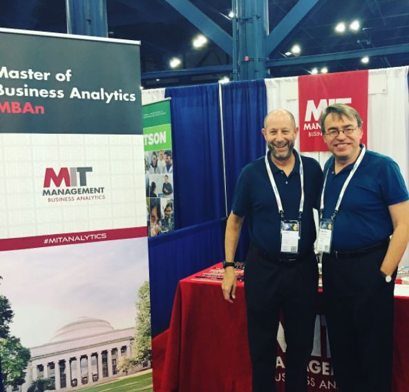 MITSloanAdcom's tweet image. #MITANALYTICS legends Dimitris Bertsimas and Rob Freund dropped by #INFORMS2017 in Houston yesterday!