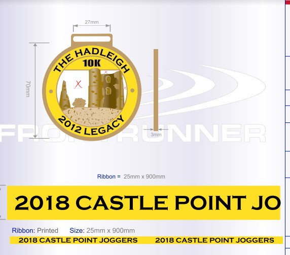 legacy10k's tweet photo. Here is a sneaky preview of our bigger and better 2018 medal. We know you love your bling !!! #earned #legacy10k https://t.co/GiDraaqpuy