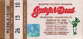 PhillySpectrumS's tweet photo. Hey @grahamelesh, is it true that you are the reason the @GratefulDead debuted Unbroken Chain at the Spectrum on March 19th, 1995? https://t.co/ZxSptfNfQK