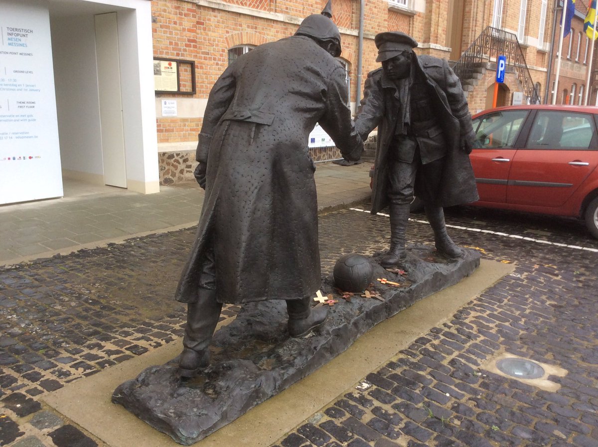Messines: Christmas Truce......football match memorials