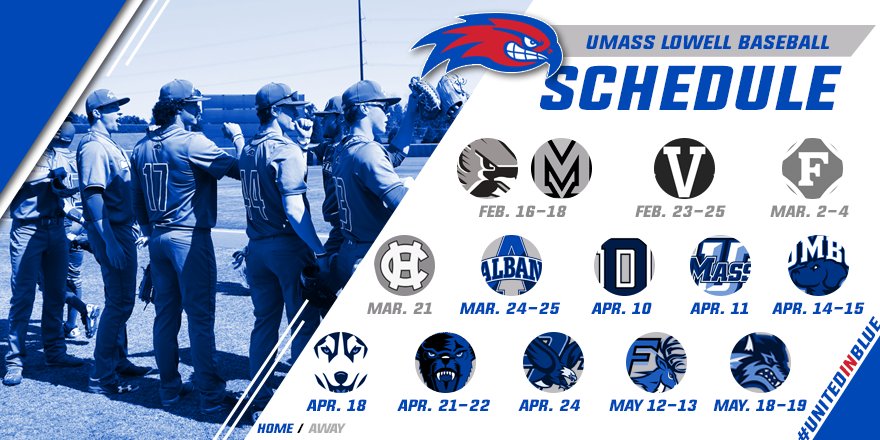 🗓️😍
2018 Schedule is here!
Check out some select dates ⬇️
For the full schedule, go to GoRiverHawks.com
#RiseUp #UnitedInBlue #AEBASE