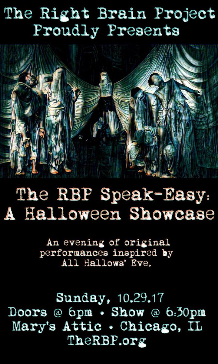 TheRBP's tweet photo. We are rising from the dead w/ Twitter y'all! Come to our Halloween SpeakEasy Showcase this Sunday. Tix: https://t.co/9GUwn1IVT8 #therbp https://t.co/7uo9gAxk0k