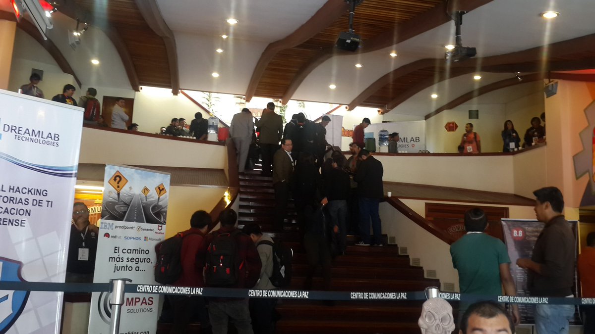 8dot8Andina's tweet photo. Conferencia de hacking 8.8 Bolivia ! https://t.co/Rg40aPoQIo