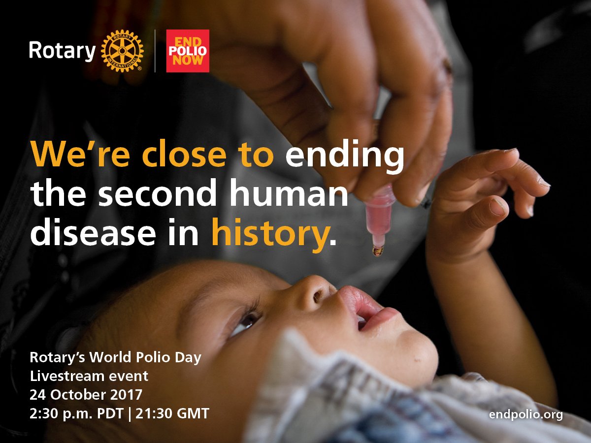 CTurlington's tweet photo. Today, on #WorldPolioDay, we stand together and recommit to ending this disease for good. Visit https://t.co/xT3m0rgwf2 https://t.co/A4E7dAKEyH